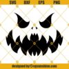 Jack Skellington Face SVG PNG DXF EPS, Halloween SVG, Jack SVG