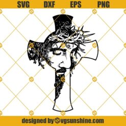 Jesus Cross SVG, Jesus SVG, Cross SVG, Faith Christian SVG Silhouette Cricut