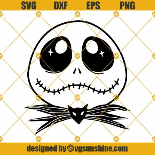 The Nightmare Before Christmas SVG, Cute Jack Skellington SVG