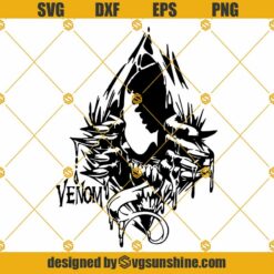 Venom SVG DXF EPS PNG, Venom Vector Clipart Designs For Shirts
