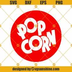 Popcorn SVG, Popcorn Movie Theater Bucket Tumbler SVG