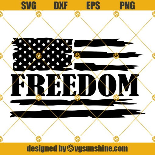 Freedom Usa Flag SVG, United States Of America Flag SVG
