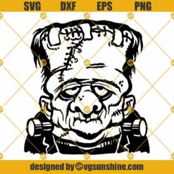 Frankenstein Smoke Weed SVG, Cannabis Halloween SVG, 420 Pot Dope Monster SVG