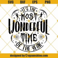 It Is The Most Wonderful Tme Of The Year SVG, Minnie Mouse Head Christmas SVG
