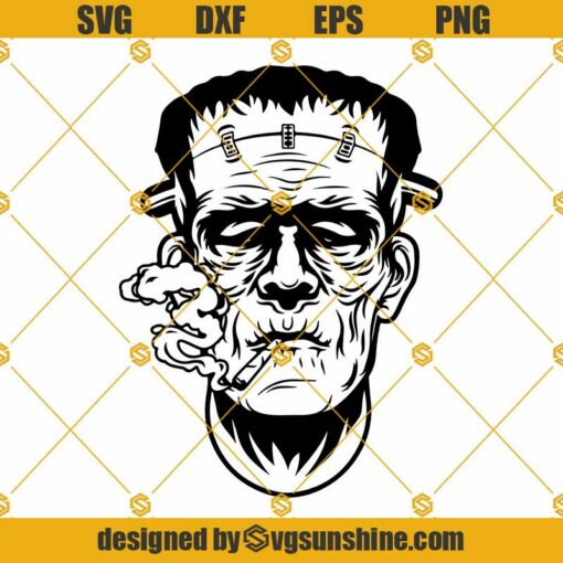 Frankenstein Smoke Weed SVG