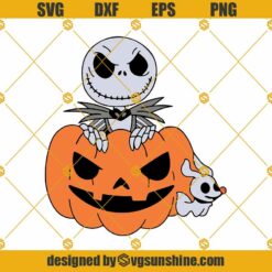 Jack Skellington In The Pumpkin Halloween Layered SVG