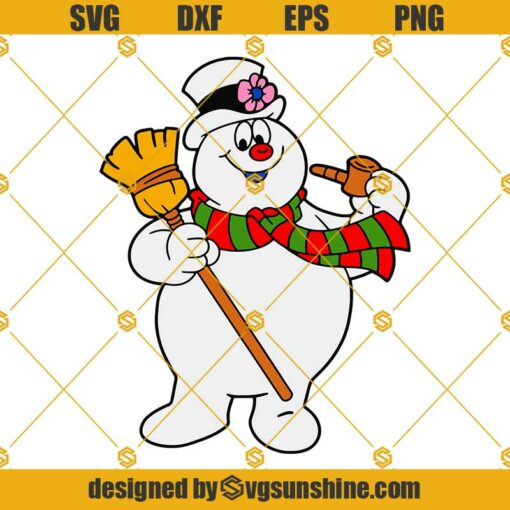 Layered SVG Snowman