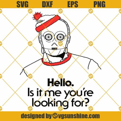 C3PO Star Wars SVG PNG DXF EPS Cricut