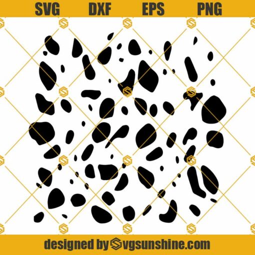Dalmatian Spots SVG, Dalmatian Spots Pattern SVG, Dalmatian Spots Background, Dog Spots SVG, Animal Print SVG PNG DXF EPS