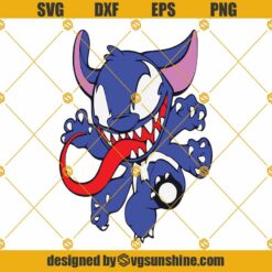 Stitch Venom SVG