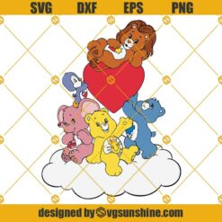 Care Bears Friends SVG PNG EPS DXF Cut Files For Cricut Silhouette