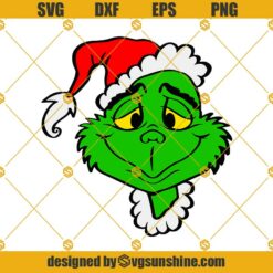 Grinch Face SVG, Grinch Decors Svg, Grinch Svg, Christmas Ornament Grinch Svg, Grinch Christmas
