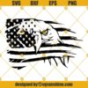 Eagle Through Flag SVG