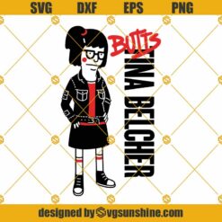 Tina Belcher SVG PNG DXF EPS Cut Files For Cricut Silhouette