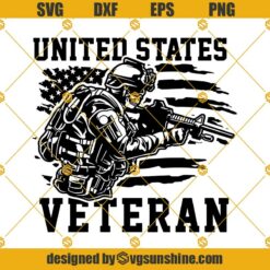 United States Veteran SVG, US Veteran SVG, US Military SVG, Veteran's Day SVG, Veteran Shirt SVG, Veteran Dad SVG, Military Clipart