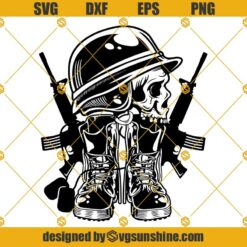 American Flag SVG, Veteran Day SVG, Patriotic Day SVG, US Army War Hero Boots Dog Tag Gun Helmet SVG, Fallen Soldier SVG