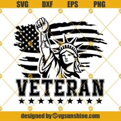 US Veteran SVG File, Patriotic Veteran SVG