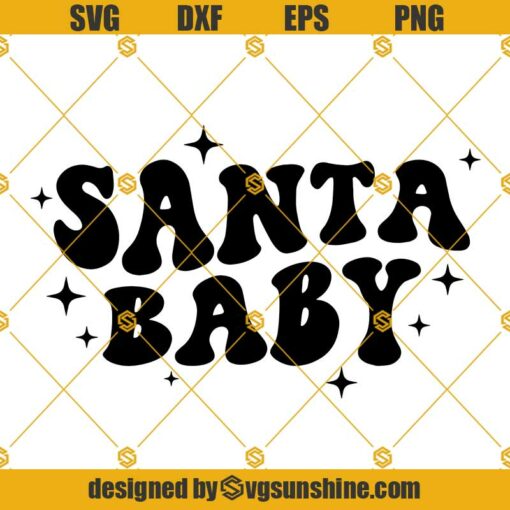 Santa Baby Svg, Christmas Svg, Baby Christmas Svg, Baby Svg