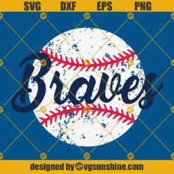 Braves SVG, Braves Baseball SVG, Atlanta Braves SVG
