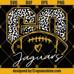 Go Jaguars SVG, Football SVG, Go Jaguars Leopard SVG, Jacksonville Jaguars SVG