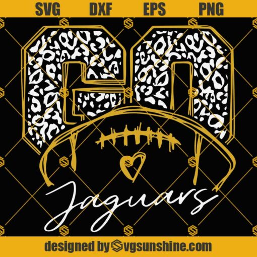 Go Jaguars SVG, Football SVG, Go Jaguars Leopard SVG, Jacksonville Jaguars SVG