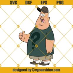 Soos Ramirez Gravity Falls SVG PNG DXF EPS Cut Files For Cricut Silhouette