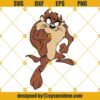 Tasmanian Devil Space Jam SVG PNG DXF EPS Cut Files For Cricut Silhouette