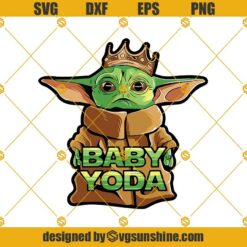 Baby Yoda SVG PNG, Baby Yoda Vector Clipart, Star Wars SVG Cricut
