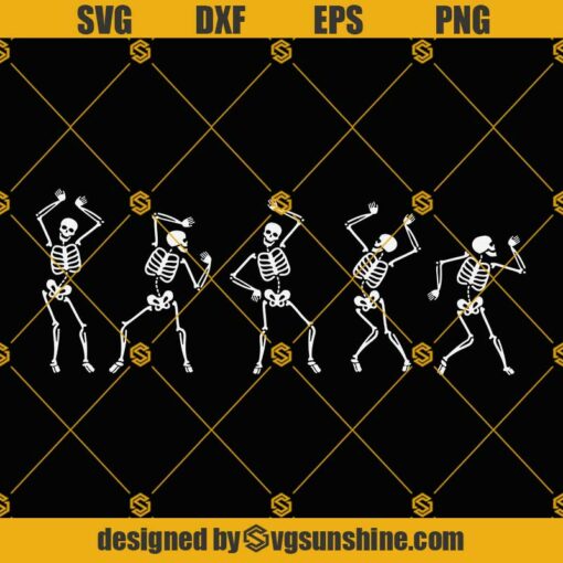 Halloween Dancing Skeleton SVG, Dancing Skeletons SVG, Skeleton SVG