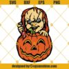Chucky Pumpkin Carving SVG, Chucky SVG, Pumpkin Halloween SVG