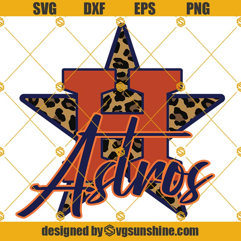 Houston Astros SVG PNG DXF EPS Cut Files For Cricut Silhouette
