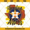 Houston Astros with Orange Texas SVG, Astros Baseball SVG, Astros Texas SVG PNG DXF EPS Designs For Shirts