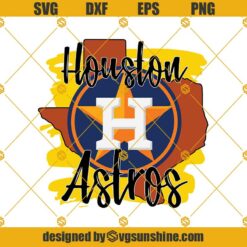 Houston Astros with Orange Texas SVG, Astros Baseball SVG, Astros Texas SVG PNG DXF EPS Designs For Shirts