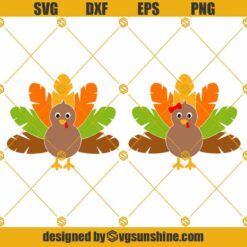 Turkey SVG Bundle, Thanksgiving Turkey Svg, Fall Svg, Thanksgiving Svg, Turkey Clipart, Turkey Svg
