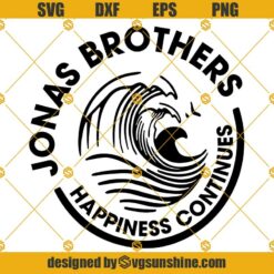 Jonas Brothers Happiness Continues White Claw SVG