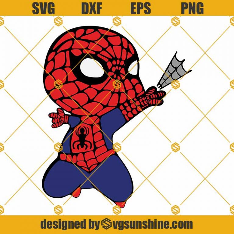 Spiderman PNG, Spiderman SVG, Little Spiderman SVG
