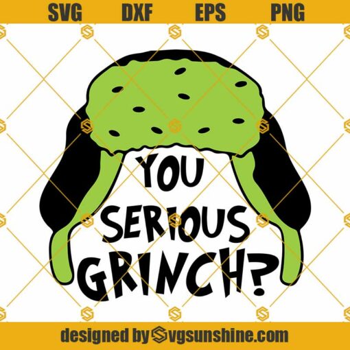 You Serious Grinch SVG, You Serious Grinch PNG, Christmas SVG File