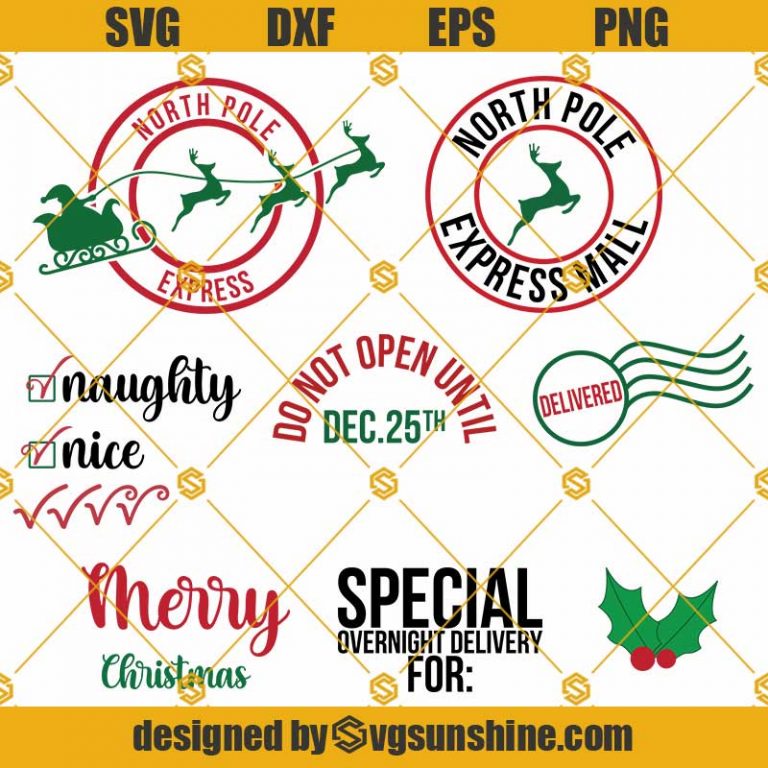 Special Delivery North Pole SVG, North Pole Stamp SVG, North Pole SVG ...