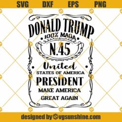 Donald Trump SVG, Political Design SVG, Jack Daniels SVG, Pro Trump, Anti Biden SVG, Make America Great Again SVG