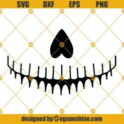 Skeleton Face SVG PNG DXF EPS Cut Files For Cricut Silhouette