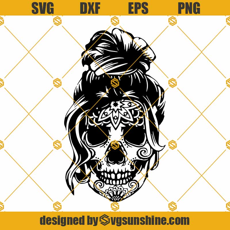 sugar skull, remember to live, calavera day of the dead svg - SVG