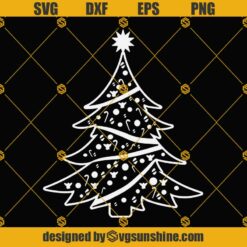 Christmas Tree SVG, Christmas Tree PNG, Christmas Tree Vector Clipart