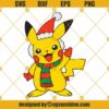 Pokemon Christmas Santa Hat SVG