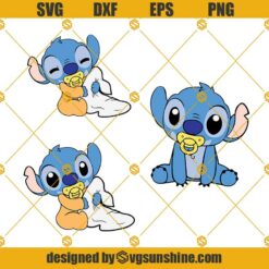 Baby Stitch SVG Bundle, Baby Stitch SVG, Stitch SVG, Lilo And Stitch SVG