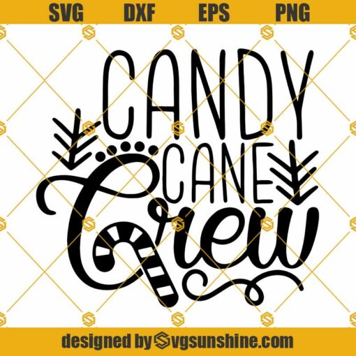 Candy Cane Crew SVG