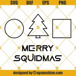 Merry Squidmas SVG PNG DXF EPS
