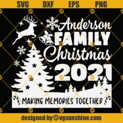 Christmas 2021 Family Shirt SVG