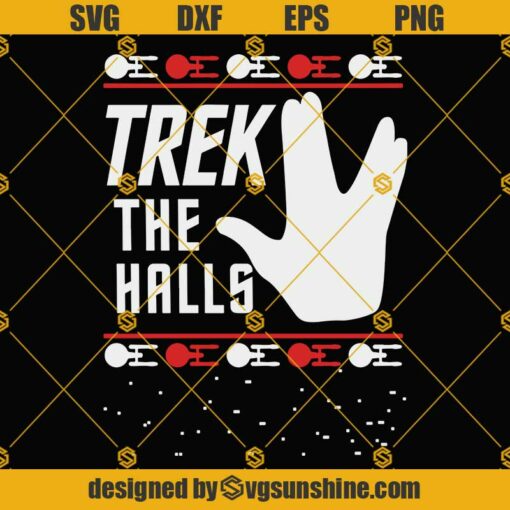 Star Trek Christmas SVG