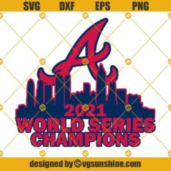 Atlanta Braves World Series SVG, Swing For The Ring SVG, Atlanta Braves SVG