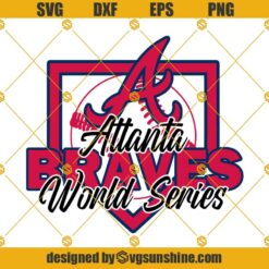 Atlanta Braves SVG, Baseball Mickey Mouse SVG